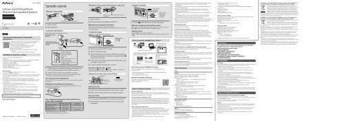Sony DSC-W810 - DSC-W810 Istruzioni per l'uso Polacco