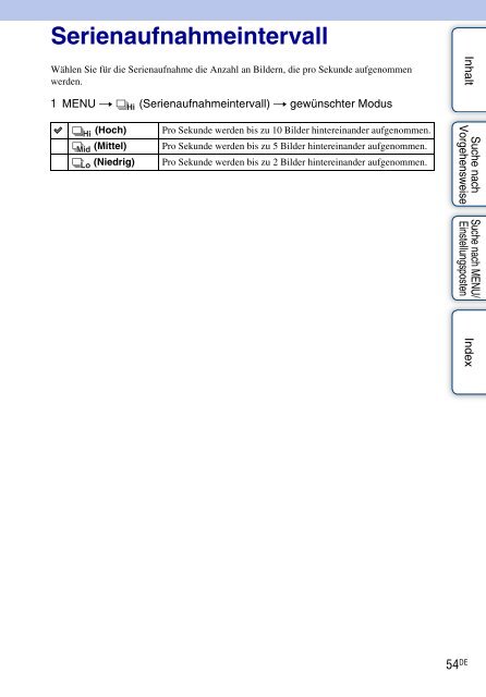 Sony DSC-HX5V - DSC-HX5V Istruzioni per l'uso Tedesco