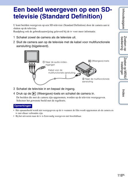 Sony DSC-HX5V - DSC-HX5V Istruzioni per l'uso Olandese