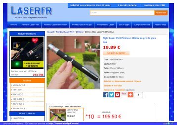 stylo pointeur laser