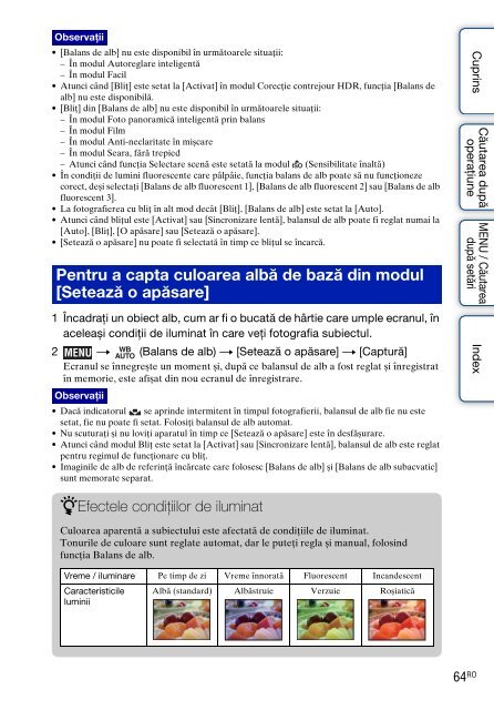 Sony DSC-TX7 - DSC-TX7 Istruzioni per l'uso Rumeno