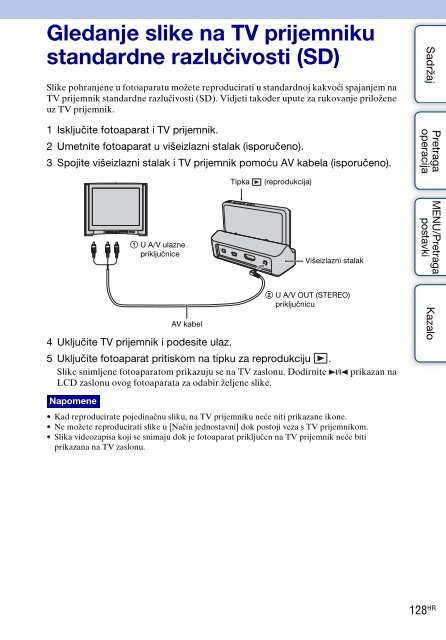 Sony DSC-TX7 - DSC-TX7 Istruzioni per l'uso Croato