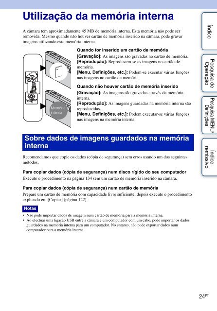 Sony DSC-TX7 - DSC-TX7 Istruzioni per l'uso Portoghese