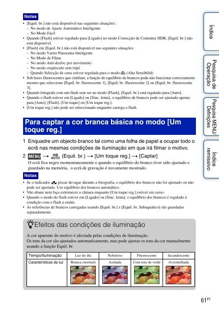 Sony DSC-TX7 - DSC-TX7 Istruzioni per l'uso Portoghese