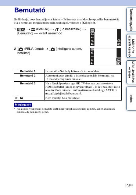 Sony DSC-TX7 - DSC-TX7 Istruzioni per l'uso Ungherese