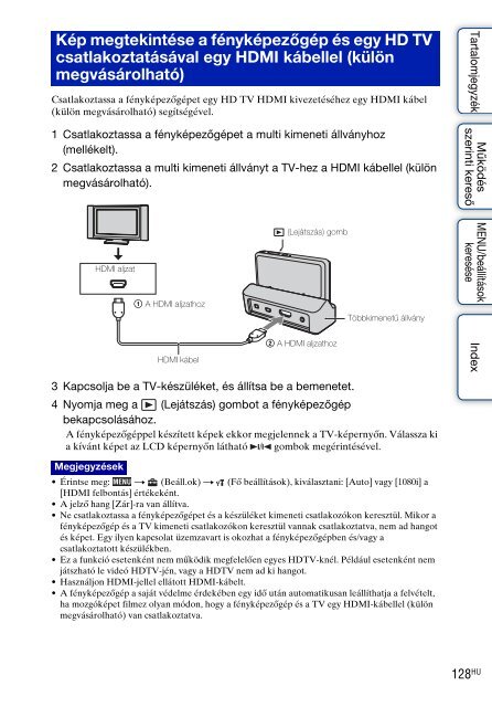 Sony DSC-TX7 - DSC-TX7 Istruzioni per l'uso Ungherese