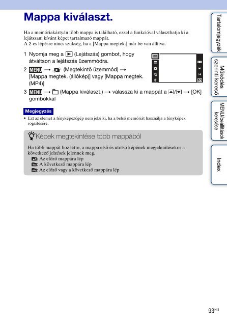 Sony DSC-TX7 - DSC-TX7 Istruzioni per l'uso Ungherese