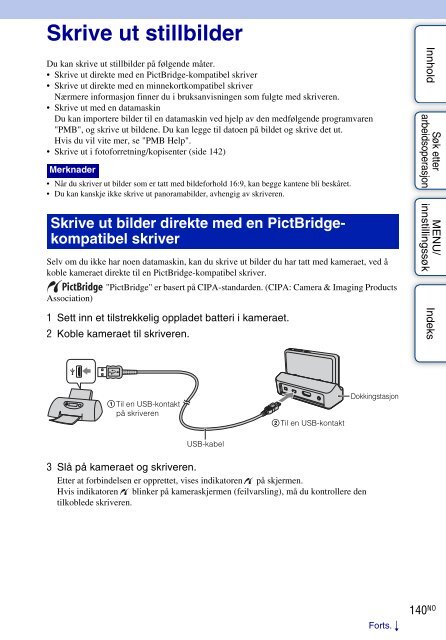 Sony DSC-TX7 - DSC-TX7 Istruzioni per l'uso Norvegese