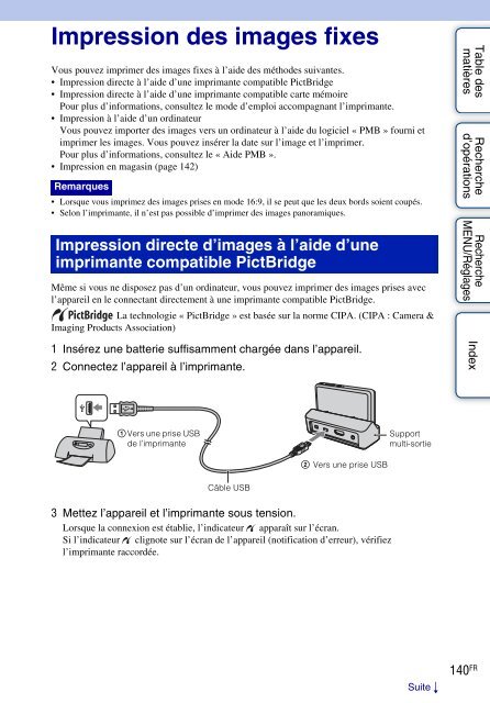 Sony DSC-TX7 - DSC-TX7 Istruzioni per l'uso Francese