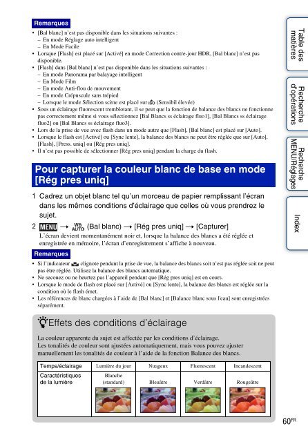 Sony DSC-TX7 - DSC-TX7 Istruzioni per l'uso Francese