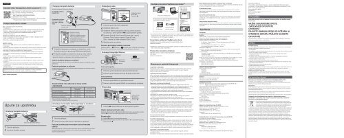 Sony DSC-W800 - DSC-W800 Istruzioni per l'uso Croato