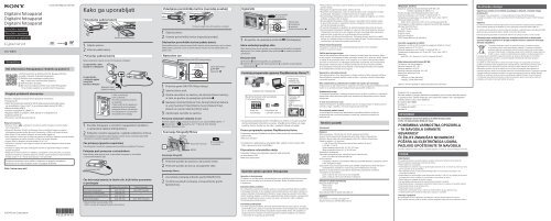 Sony DSC-W800 - DSC-W800 Istruzioni per l'uso Sloveno
