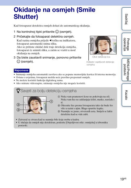 Sony DSC-S1900 - DSC-S1900 Istruzioni per l'uso Croato