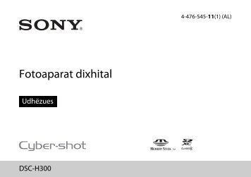 Sony DSC-H300 - DSC-H300 Istruzioni per l'uso Albanese