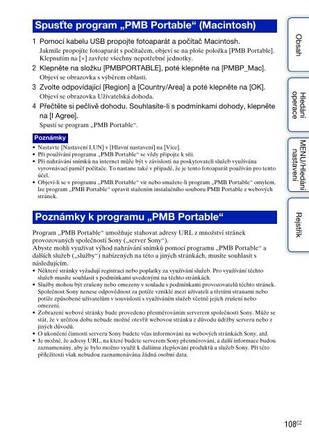 Sony DSC-W370 - DSC-W370 Istruzioni per l'uso Ceco