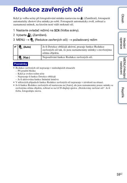 Sony DSC-W370 - DSC-W370 Istruzioni per l'uso Ceco