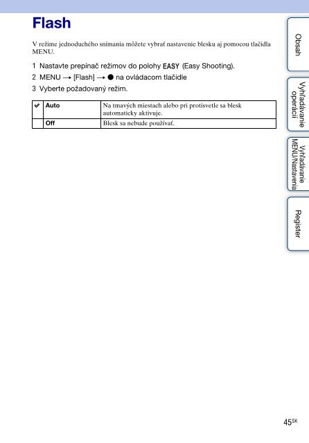 Sony DSC-W370 - DSC-W370 Istruzioni per l'uso Slovacco
