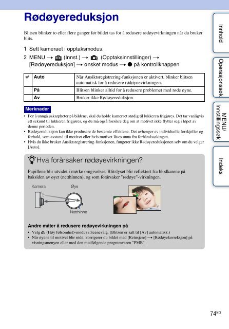 Sony DSC-W370 - DSC-W370 Istruzioni per l'uso Norvegese