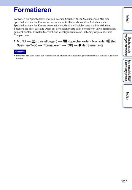 Sony DSC-W370 - DSC-W370 Istruzioni per l'uso Tedesco