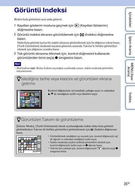 Sony DSC-W370 - DSC-W370 Istruzioni per l'uso Turco