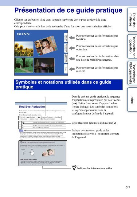 Sony DSC-W320 - DSC-W320 Istruzioni per l'uso Francese