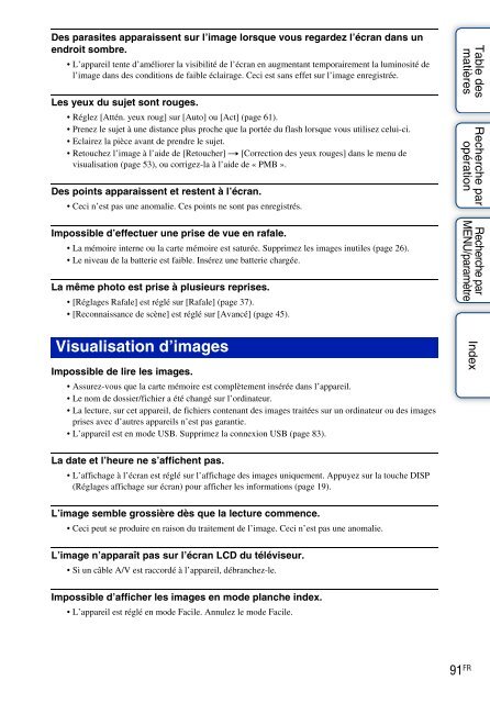 Sony DSC-W320 - DSC-W320 Istruzioni per l'uso Francese