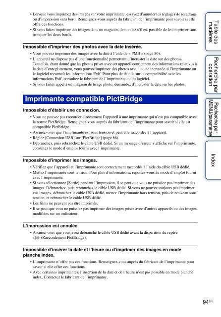 Sony DSC-W320 - DSC-W320 Istruzioni per l'uso Francese