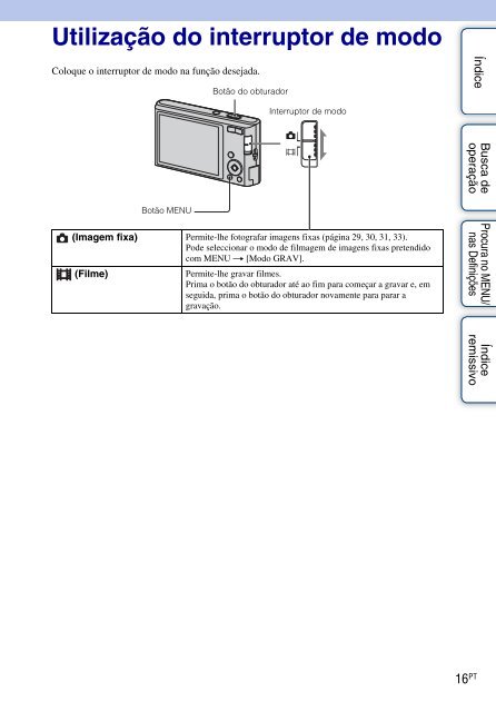 Sony DSC-W320 - DSC-W320 Istruzioni per l'uso Portoghese