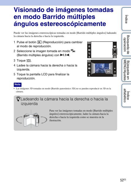 Sony DSC-TX9 - DSC-TX9 Istruzioni per l'uso Spagnolo