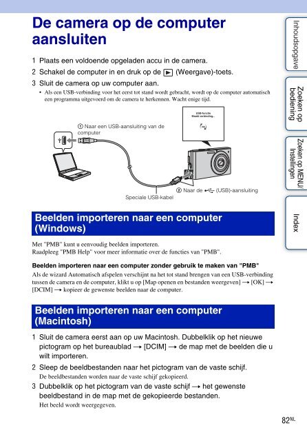 Sony DSC-W320 - DSC-W320 Istruzioni per l'uso Olandese