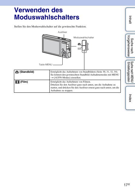 Sony DSC-W320 - DSC-W320 Istruzioni per l'uso Tedesco