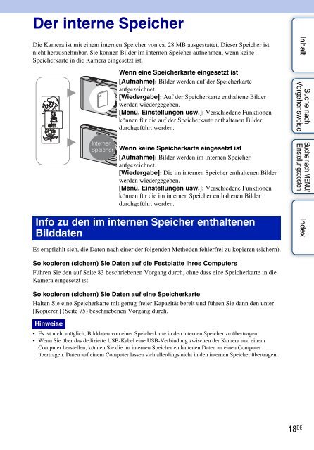 Sony DSC-W320 - DSC-W320 Istruzioni per l'uso Tedesco