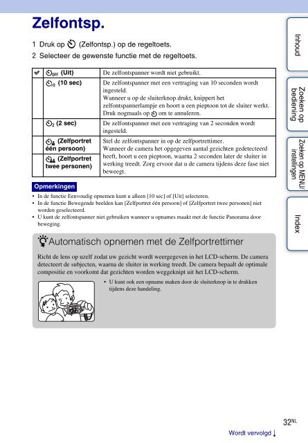 Sony DSC-W370 - DSC-W370 Istruzioni per l'uso Olandese