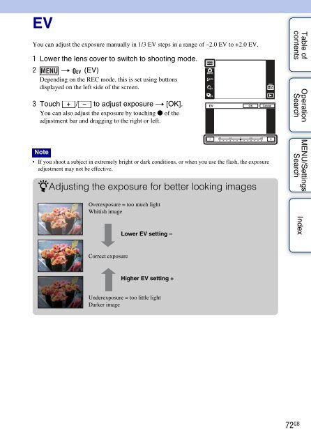 Sony DSC-TX9 - DSC-TX9 Istruzioni per l'uso Inglese