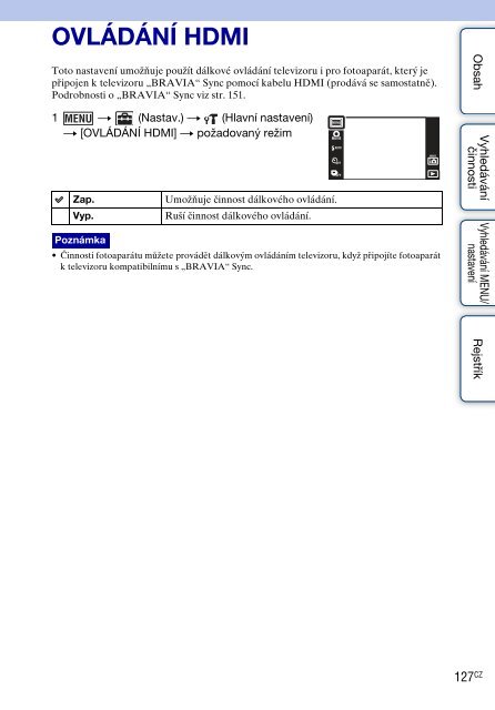 Sony DSC-TX9 - DSC-TX9 Istruzioni per l'uso Ceco