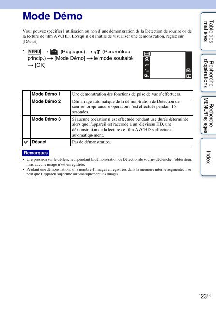 Sony DSC-TX9 - DSC-TX9 Istruzioni per l'uso Francese