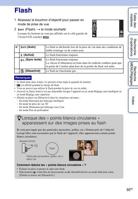 Sony DSC-TX9 - DSC-TX9 Istruzioni per l'uso Francese