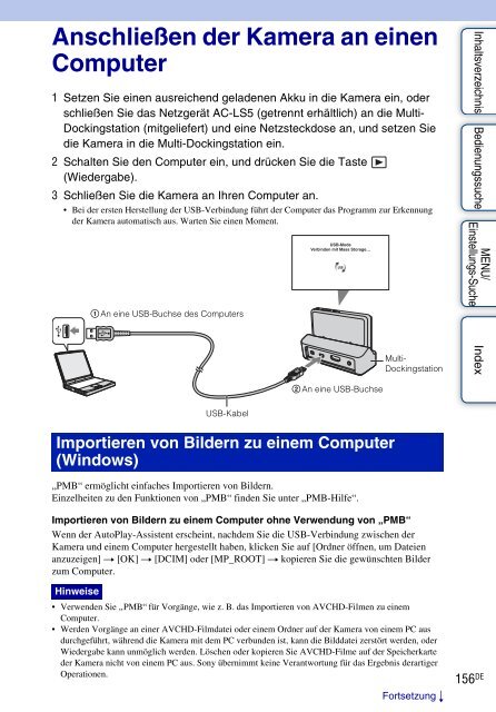 Sony DSC-TX9 - DSC-TX9 Istruzioni per l'uso Tedesco