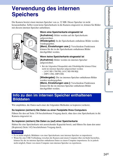 Sony DSC-TX9 - DSC-TX9 Istruzioni per l'uso Tedesco