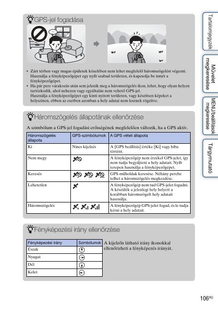 Sony DSC-HX5 - DSC-HX5 Istruzioni per l'uso Ungherese