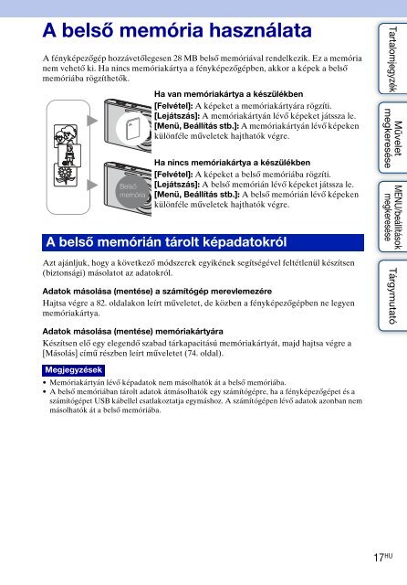 Sony DSC-W320 - DSC-W320 Istruzioni per l'uso Ungherese