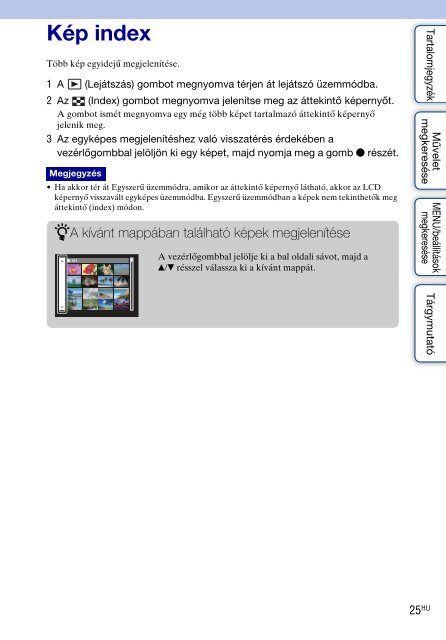 Sony DSC-W320 - DSC-W320 Istruzioni per l'uso Ungherese