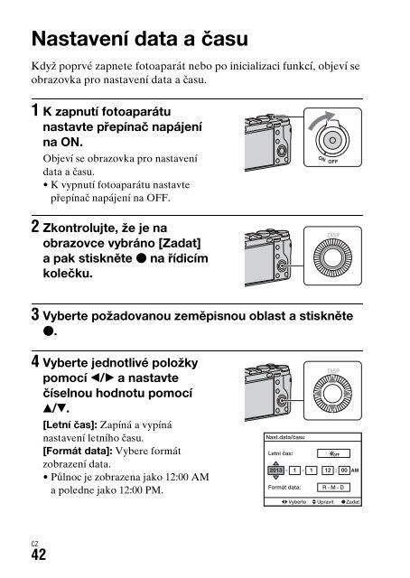 Sony DSC-RX1R - DSC-RX1R Istruzioni per l'uso Ceco