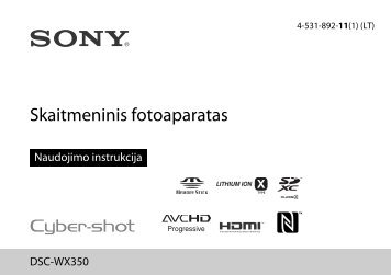 Sony DSC-WX350 - DSC-WX350  Lituano