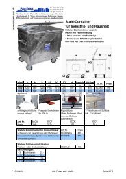 Container Kontainer Abfalleimer Stahlcontainer Kunststoffkontainer