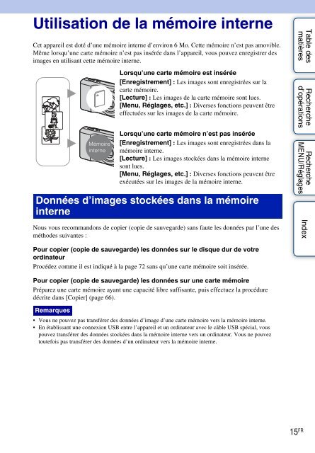 Sony DSC-S2100 - DSC-S2100 Istruzioni per l'uso Francese