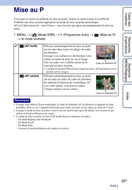 Sony DSC-S2100 - DSC-S2100 Istruzioni per l'uso Francese