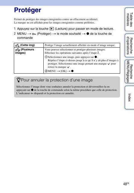 Sony DSC-S2100 - DSC-S2100 Istruzioni per l'uso Francese