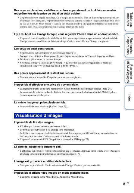 Sony DSC-S2100 - DSC-S2100 Istruzioni per l'uso Francese