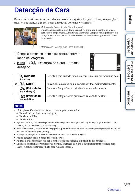 Sony DSC-TX5 - DSC-TX5 Istruzioni per l'uso Portoghese